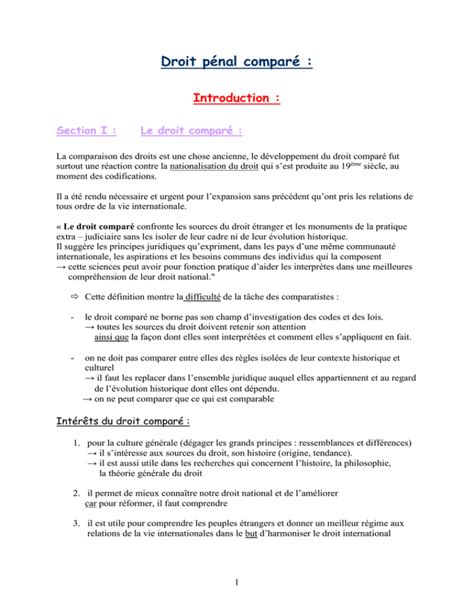 droit p nal compar 4e d Epub