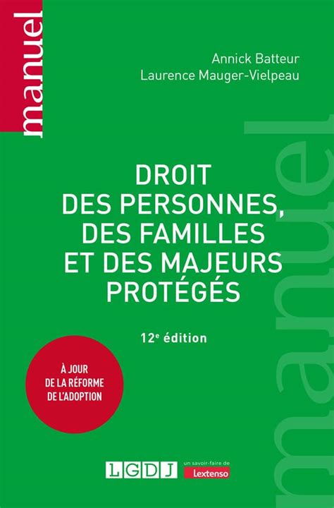 droit personnes familles majeurs prot g s Kindle Editon