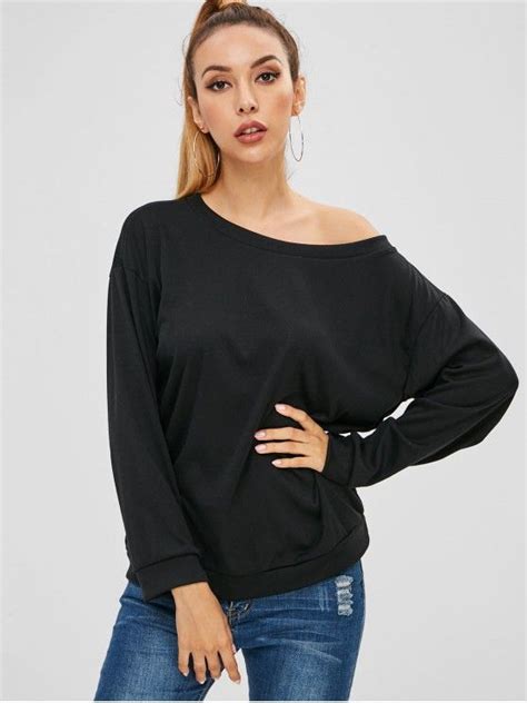 drop shoulder sweatshirt