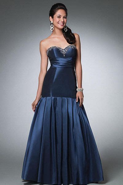 drop waist formal dress