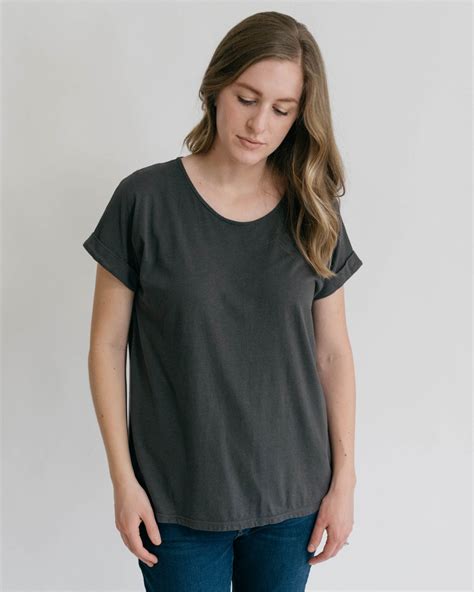 dropped shoulder t shirt