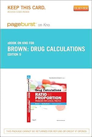 drug calculations elsevier education proportion Doc