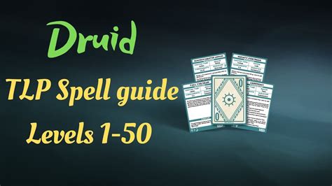 druid spells eq