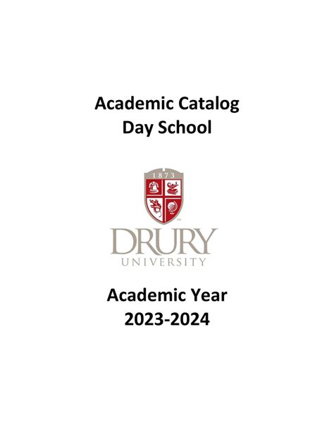 Drury University Course Catalog