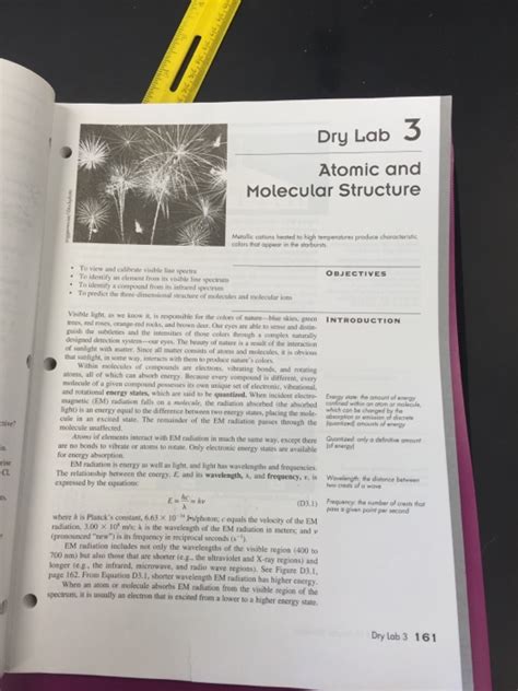 dry lab 3 atomic molecular structure answers Doc