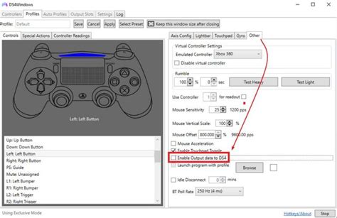 ds4windows disable virtual controller still apply settings