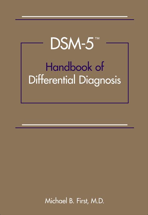 dsm 5 handbook of differential diagnosis PDF