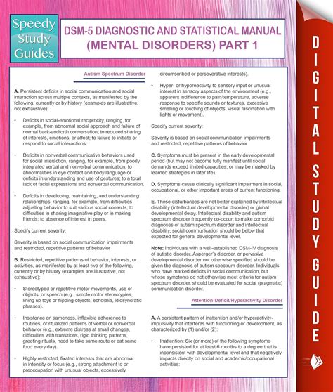 dsm i diagnostic and statistical manual mental disorders Kindle Editon