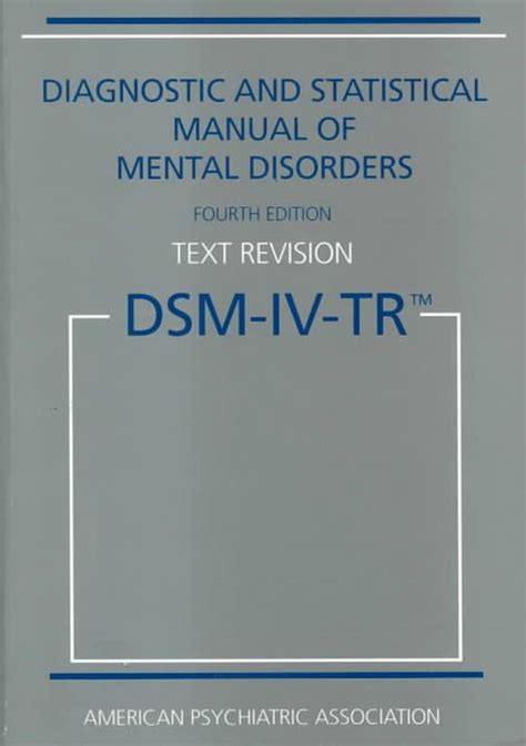 dsm iv diagnostic and statistical manual of mental disorders Reader