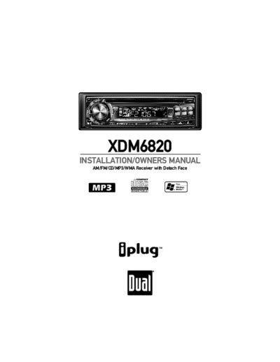 dual xdm6820 user manual PDF