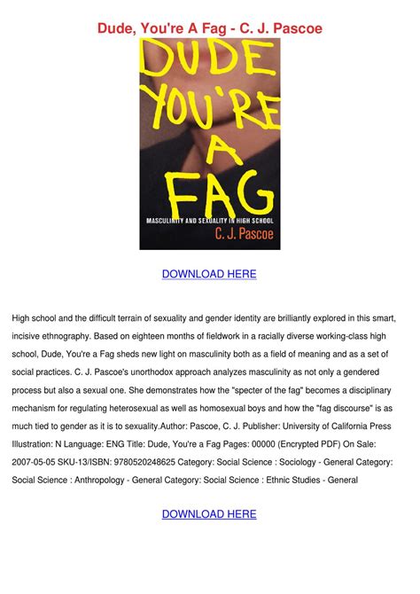 dude youre fag pdf Reader