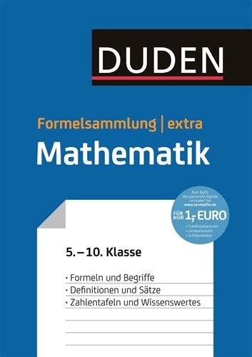 duden formelsammlung extra definitionen wissenswertes Doc