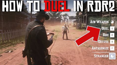 dueling in red dead redemption