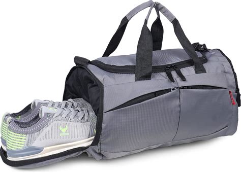 duffle bag with shoe compartment