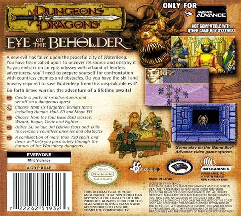 dungeons and dragons eye of the beholder