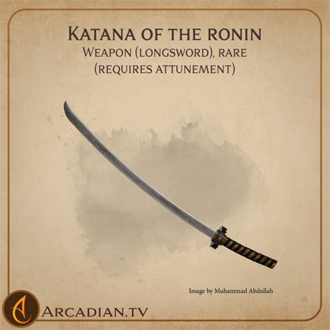 dungeons and dragons katana