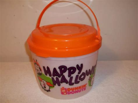 dunkin donuts halloween munchkins bucket