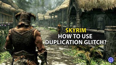 dupe glitch skyrim