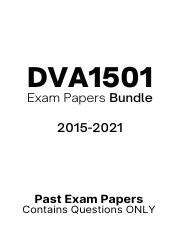 dva1501 exam papers and solutions Kindle Editon