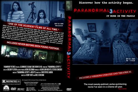 dvd cover paranormal activity includes all six movies