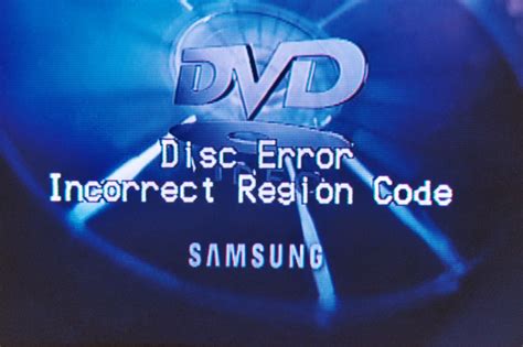 dvd region code error PDF