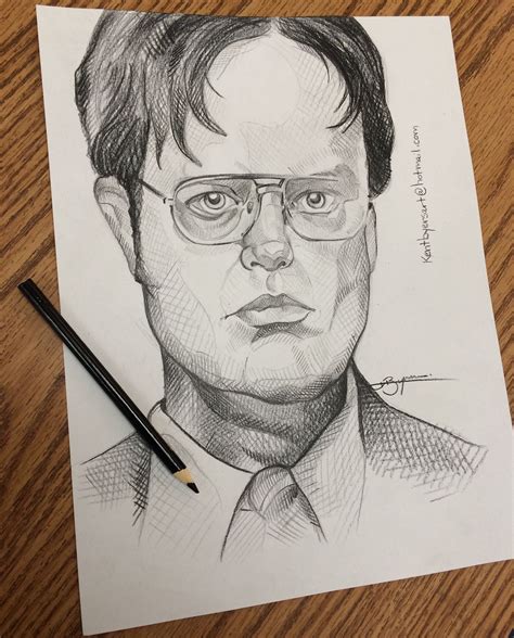 dwight schrute easy tracing