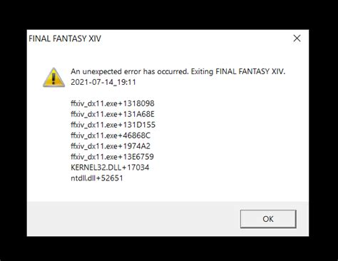 dx11 error ffxiv fix