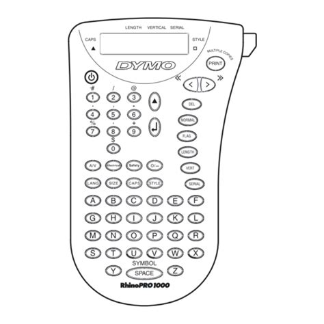 dymo 1000 user guide Epub