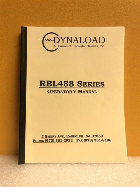 dynaload wcl488 400 1000 12000 user guide PDF