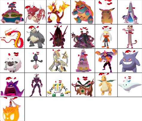 dynamax pokemon list