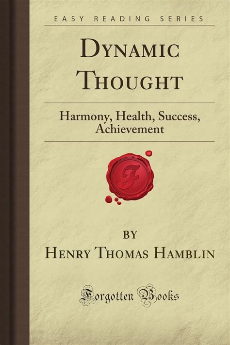 dynamic thought harmony health success achievement forgotten books PDF