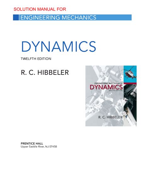 dynamics solutions manual 12th edition PDF