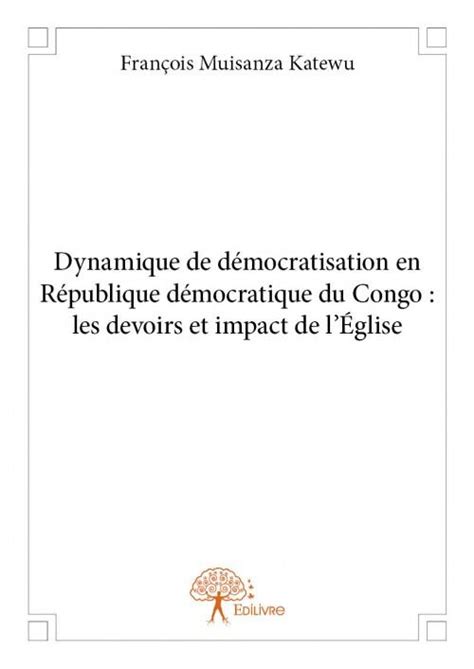 dynamique democratisation republique democratique congo Epub