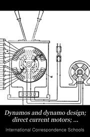 dynamos and dynamo design direct current motors alternating currents alternators alternating current apparatus PDF