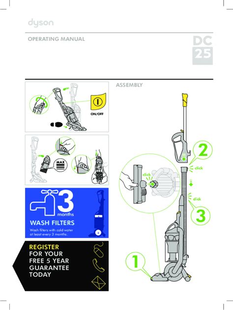 dyson dc33 operating instructions Doc