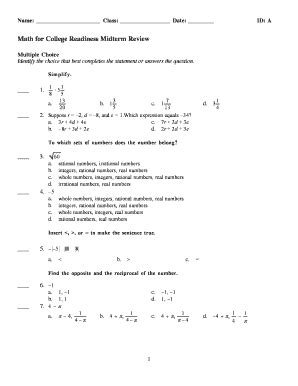 e2020 answers math for college readiness PDF