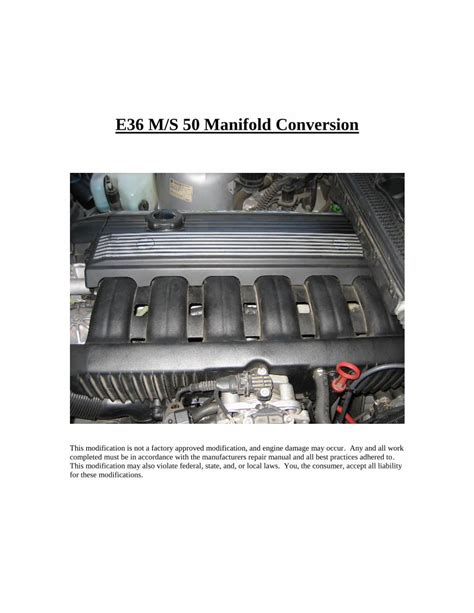 e36 50 conversion manual Reader