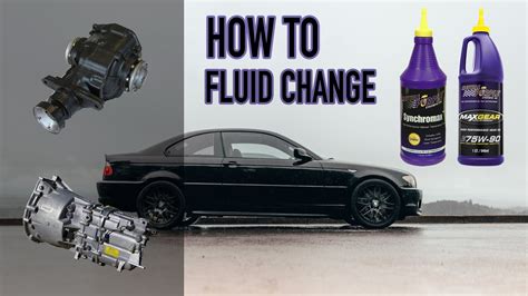 e46 m3 manual transmission fluid change Reader