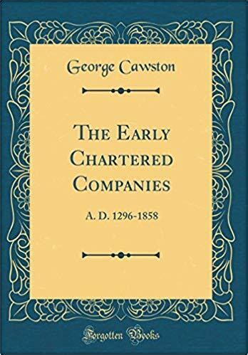 early chartered companies 1296 1858 classic Epub