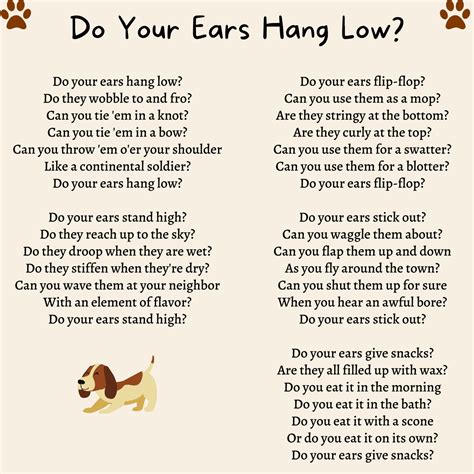 ears hang low lyrics