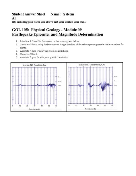 earthquakes skills lab pearson answer key Reader