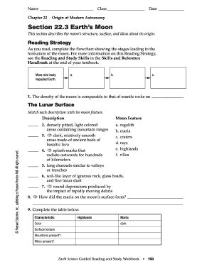 earths moon answers guided study workbook PDF