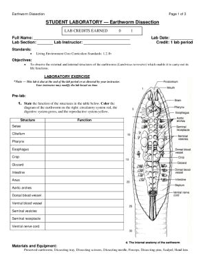 earthworm anatomy lab 38 answers Doc