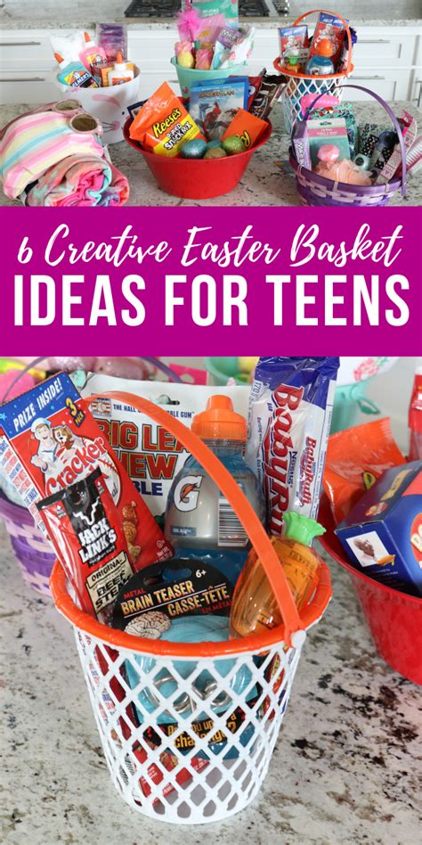 easter baskets for teenagers