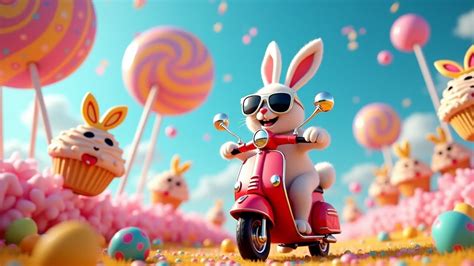 easter bunnys on his way PDF