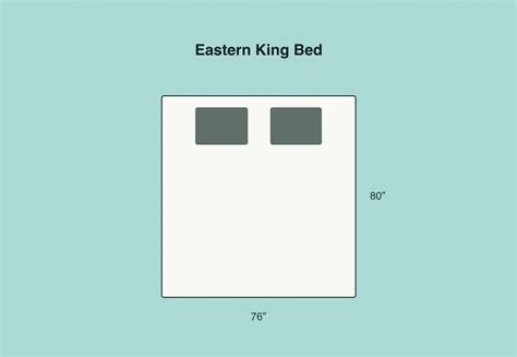 Eastern King Mattress Size Chart