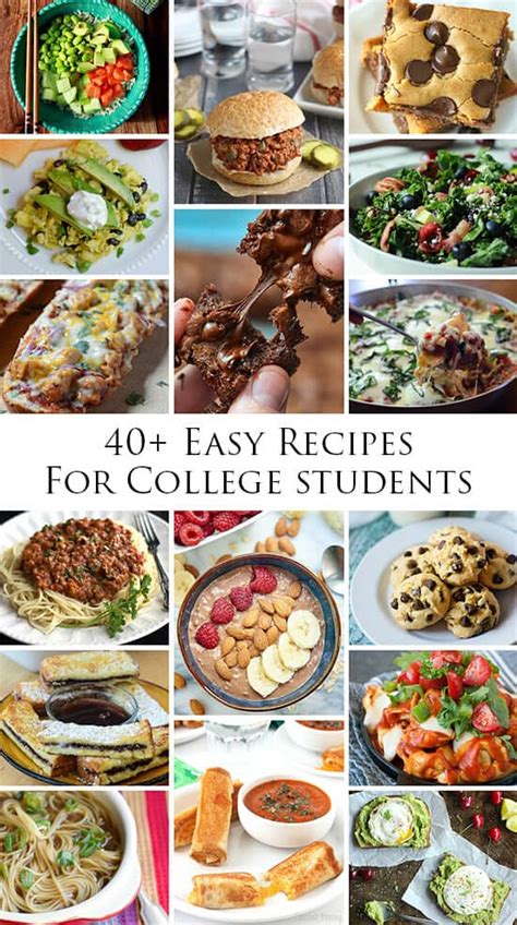 easy and healthy recipes for students