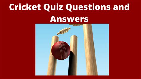 easy cricket quiz questions and answers PDF
