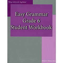 easy grammar grade 6 student workbook PDF