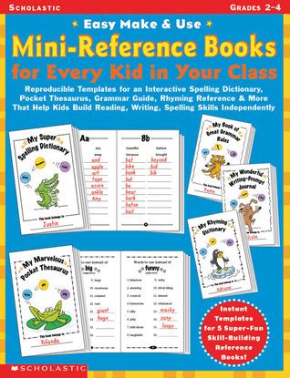 easy make and use mini reference books for every kid in your class reproducible templates for an interactive spelling Doc